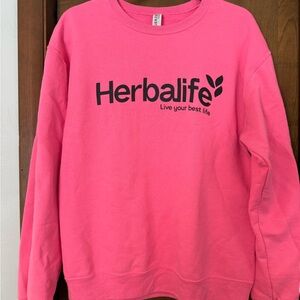Hot Pink Crew Neck Sweater